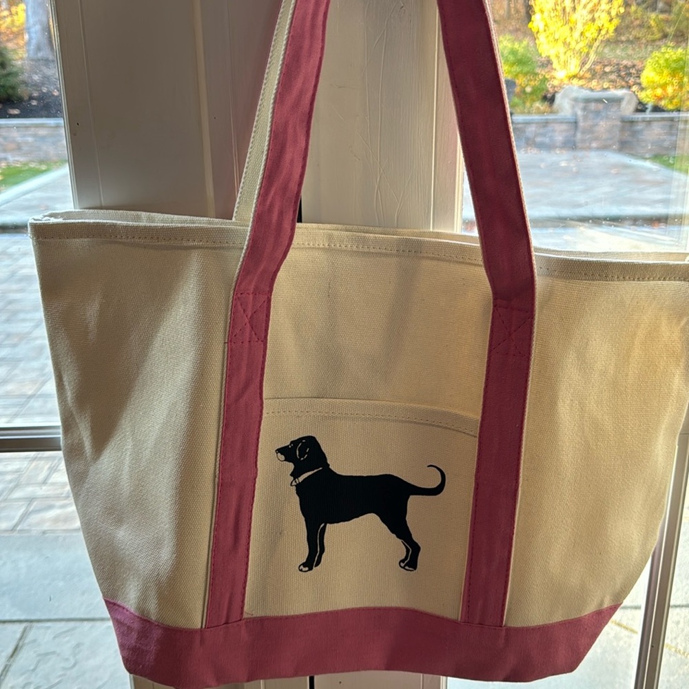 Black Dog canvas tote NWOT